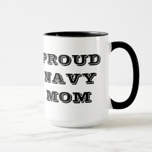 Mugg Proud Navy Mamma