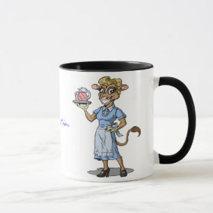 Mugg Qwiznibet.com för Holstein kokaffe
