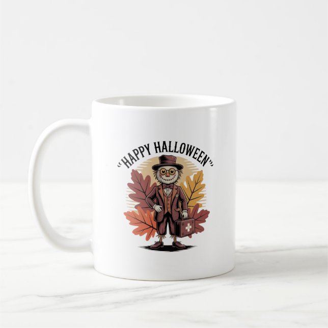 Mugg Retro Doktor Halloween (Vänster)