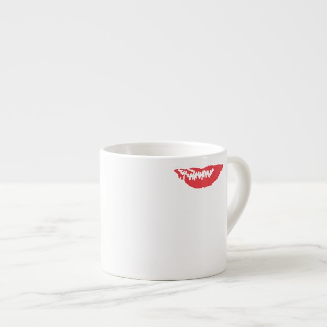 Mugg-Riviera för kantfläckkaffe rosor Espressomugg (Framsida höger)