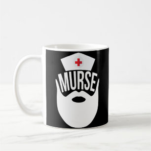 Mugg RN LPN för kaffe för Murse rolig Male