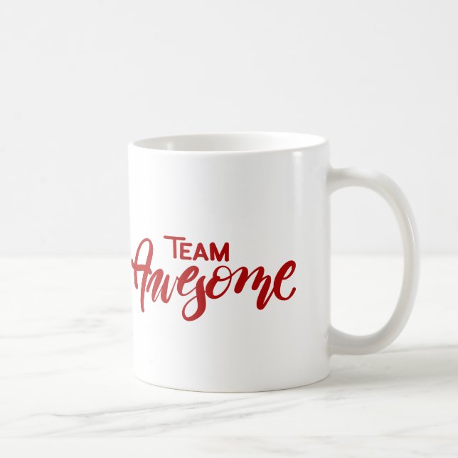 Mugg-Röd lagfantastisk Kaffemugg (Höger)