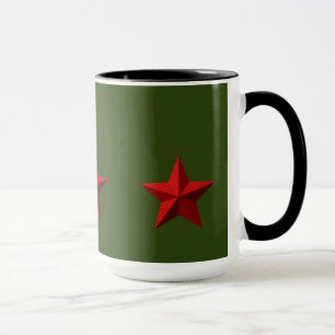 Mugg - röd stjärna