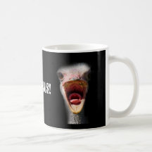 Mugg -Rolig gapande fågel