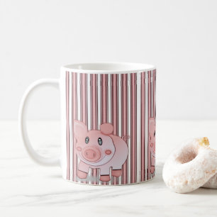 mugg rosa grisar