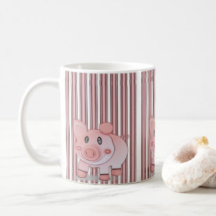 mugg rosa grisar