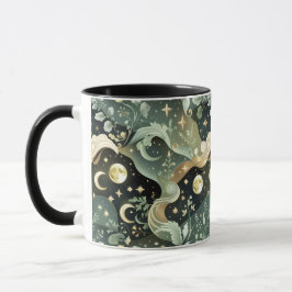 Mugg – Sälggrön Celestial Moon