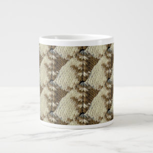 Mugg - sammanflätad Sticka Mönster Jumbo Mugg