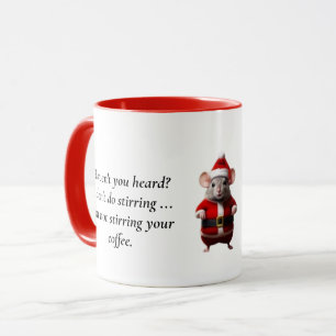 Mugg - Santa Mouse, inte Stirring