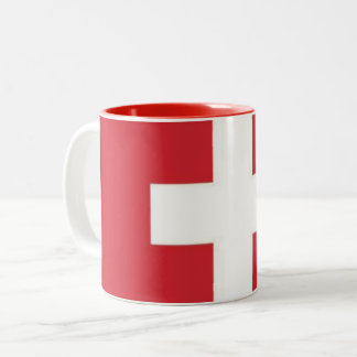 Mugg Schweiz flagga