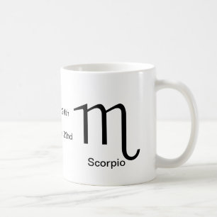 Mugg - Scorpio-specialtecken