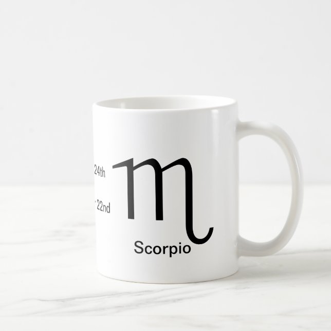 Mugg - Scorpio-specialtecken (Höger)