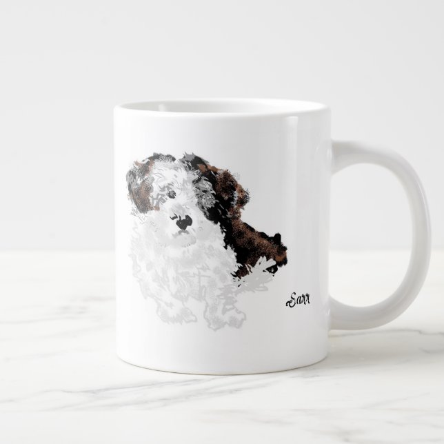 Mugg: Shih Tzu-valpar Jumbo Mugg (Höger)