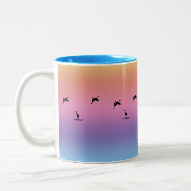 Mugg - Shore Birds vid Sunset (Vänster)
