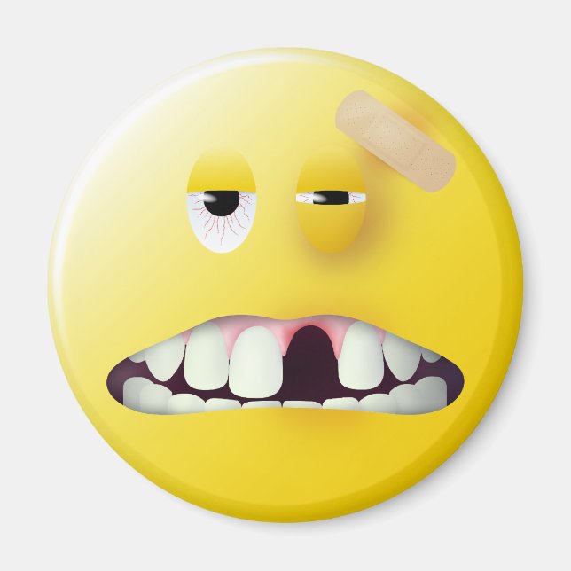 Mugg Shot Ansikte Magnet (Framsidan)