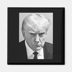 Mugg Shot - Donald Trump Mugg Shot Magnet