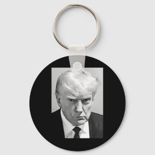 Mugg Shot - Donald Trump Mugg Shot Nyckelring