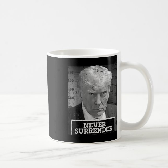 Mugg Shot - Donald Trump Mugg Shot - Överlämnar al (Höger)