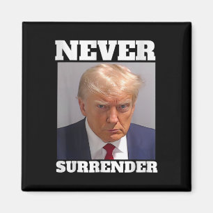 Mugg Shot - Donald Trump Mugg Shot - Överlämnar al Magnet
