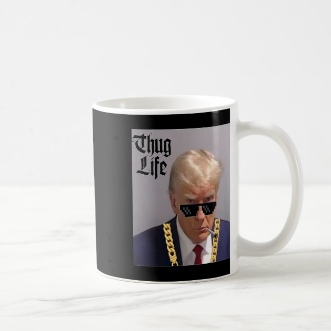 Mugg Shot - Donald Trump Mugg Shot-thug Life-thug (Höger)