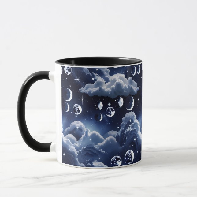 Mugg - Silver Celestial Moon (Vänster)