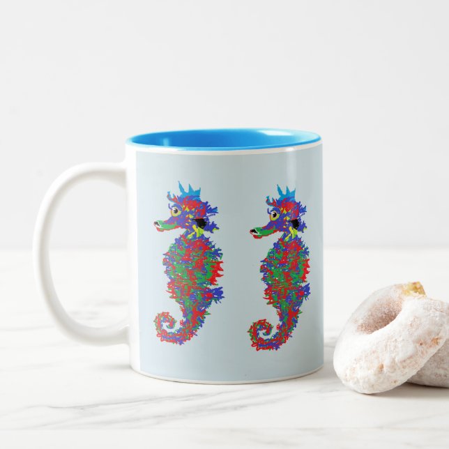 Mugg / Sjöhäst (Med munk)