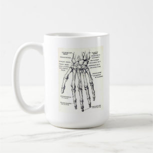 MUGG: Skelett räcker/anatomi Kaffemugg