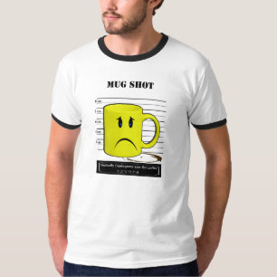 Mugg skjuten tecknad Meme för kaffemuggkopp T-shirt