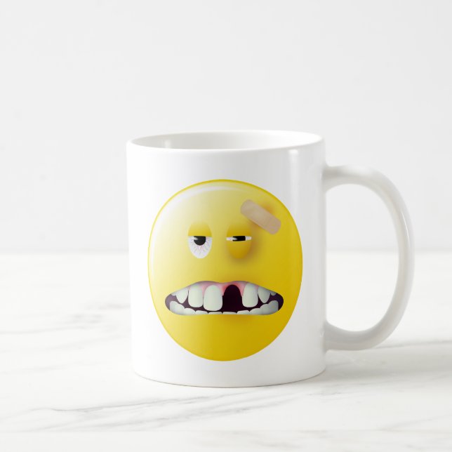 Mugg skjutit ansikte (Höger)