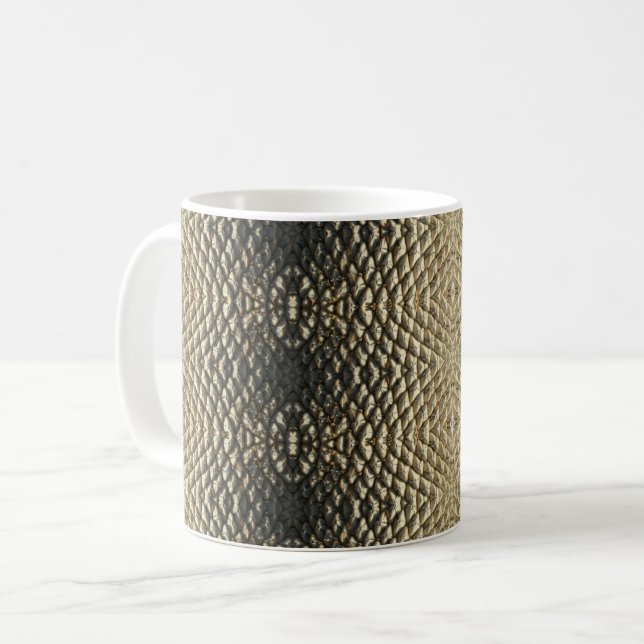 Mugg - Solrosfrö Kaleidoscopic Mönster (Framsida vänster)