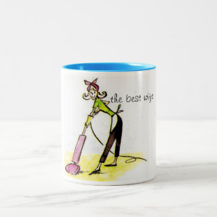 mugg som är bäst, fru