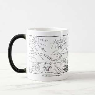Mugg som fysiker ser världen - [HÖGER HANDED]