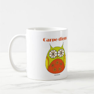 Mugg som ler ugglaCarpe diem Yolo