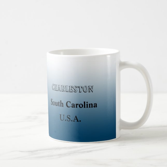 Mugg - South Carolina State Karta med City (Höger)