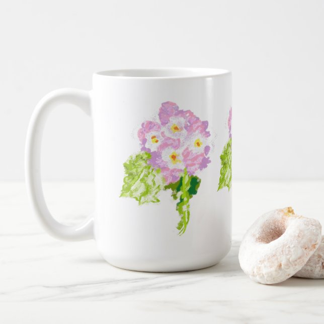 Mugg: Spanska blommor Kaffemugg (Med munk)