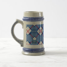 Mugg Stein - Blue (Red Kor) RFPMDesigns ©️ 2023/4