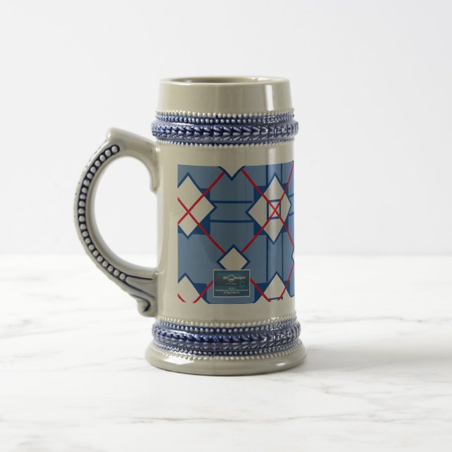 Mugg Stein - Blue (Red Kor) RFPMDesigns ©️ 2023/4 (Vänster)