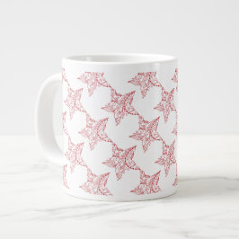 Mugg, stjärndesign, jul jumbo mugg