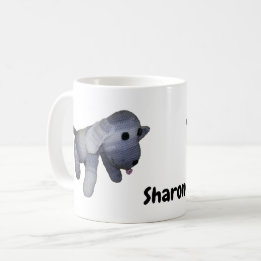 Mugg - Stripe Hund Doll med Namn