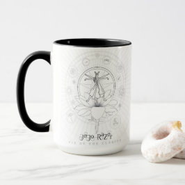 Mugg Svart Kant Handtag | Eye of the Clarion
