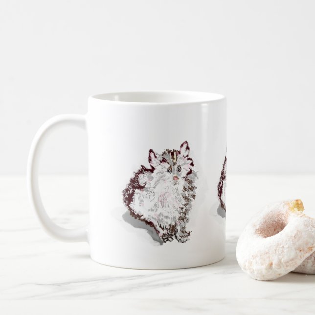 Mugg: Sweet Little Kattunge Kaffemugg (Med munk)