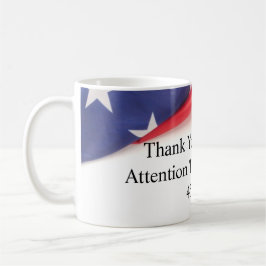 Mugg - Tack för er uppmärksamhet på denna fråga