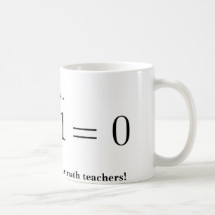Mugg: Tacka din mathlärare Kaffemugg