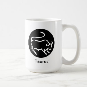 Mugg - Taurus i cirkel