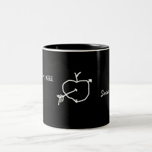 Mugg - tavla med text