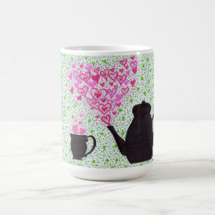 Mugg - Tea och Hearts