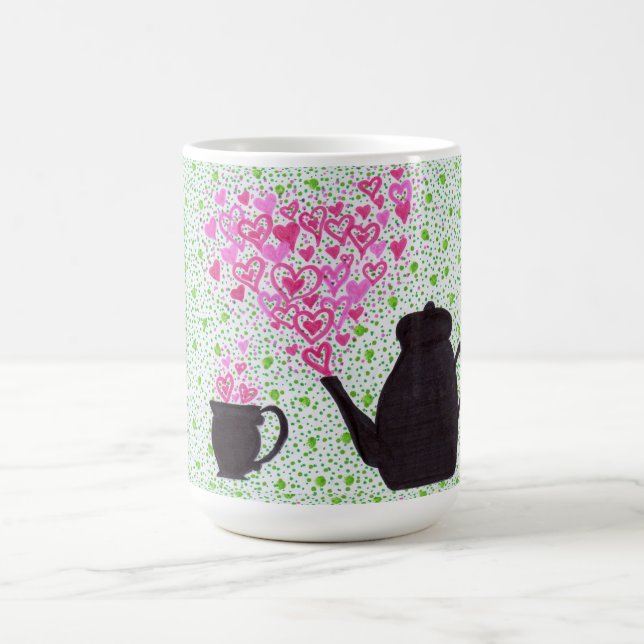 Mugg - Tea och Hearts (Center)
