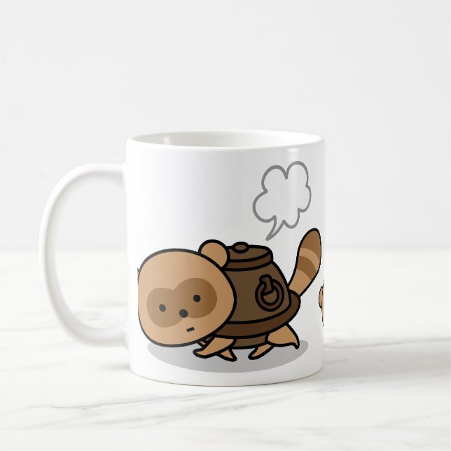 Mugg - TeaKettle Tanuki med hans små vänner (Vänster)