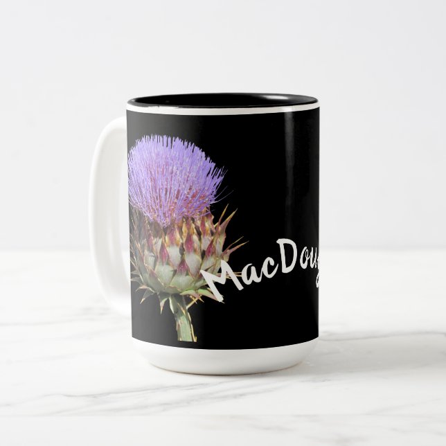 Mugg - Thistles med Namn (Framsida vänster)