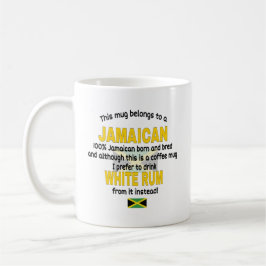 Mugg Tillhör till en Jamaican. Jamaica